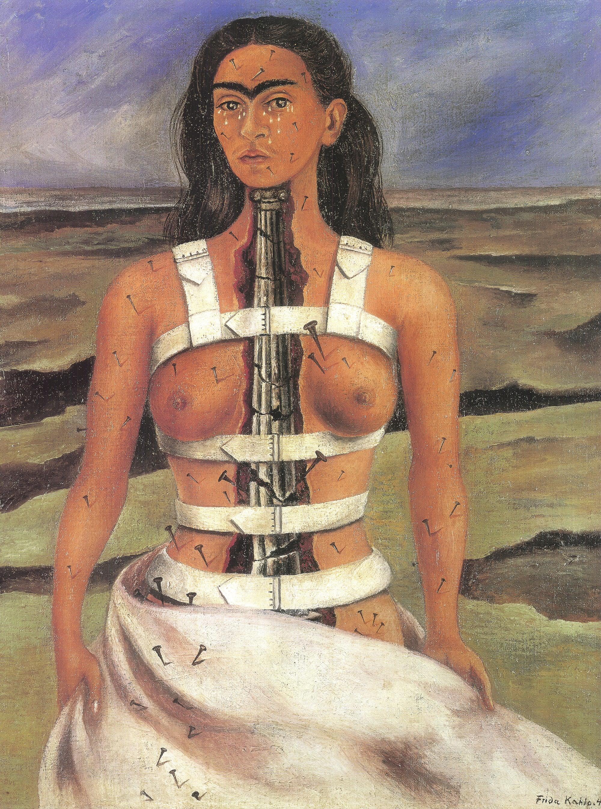 Frida Kahlo 'Self Portrait' 1997- Offset Lithograph 1
