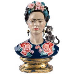 Lladró Frida Kahlo Figurine. Blue. Limited Edition