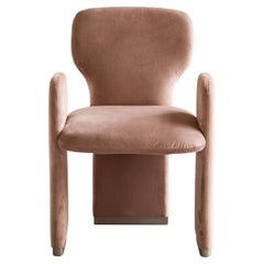 Frida Pink Velvet Dining Chair