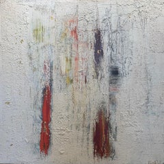‘ Melody ‘ Contemporary, Abstract On White. Background, Oil On Canvas by Frida