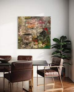 "Chroma Dreams" - Contemporary Textural Impasto Technique Abstract Artwork