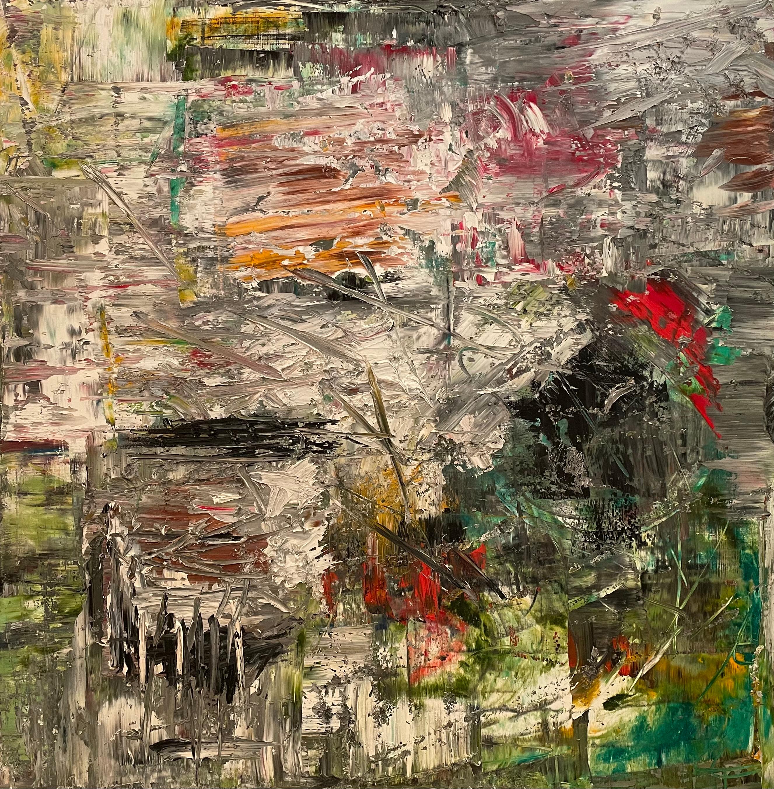 Frida Willis (svedese, nata nel 1971)
"Chroma Dreams" 2021
Pittura ad olio, Tela, Barella
L'artista ha firmato il retro del dipinto.

In "Chroma Dreams", la celebre pittrice astratta svedese Frida Willis trasporta gli spettatori in un mondo di