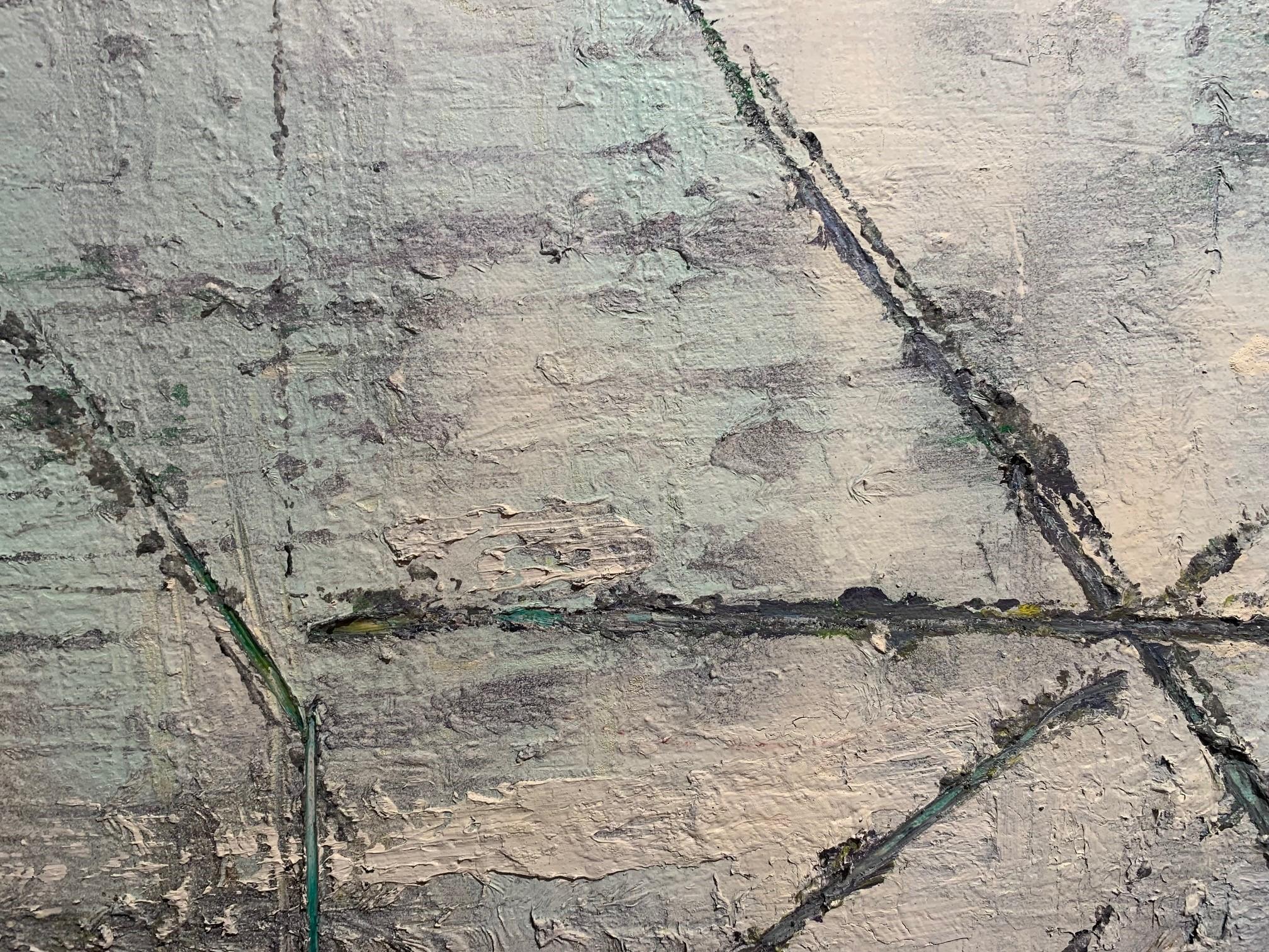 Arte astratta geometrica - olio e foglia d'oro su tela. Pittura contemporanea.

Il dipinto è accompagnato da un certificato di autenticità e da una lettera di valutazione.

Un pezzo originale, unico nel suo genere.

Questo dipinto è esposto presso