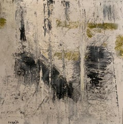 'Light' Contemporary Abstract  Mixed Media On Canvas By Frida