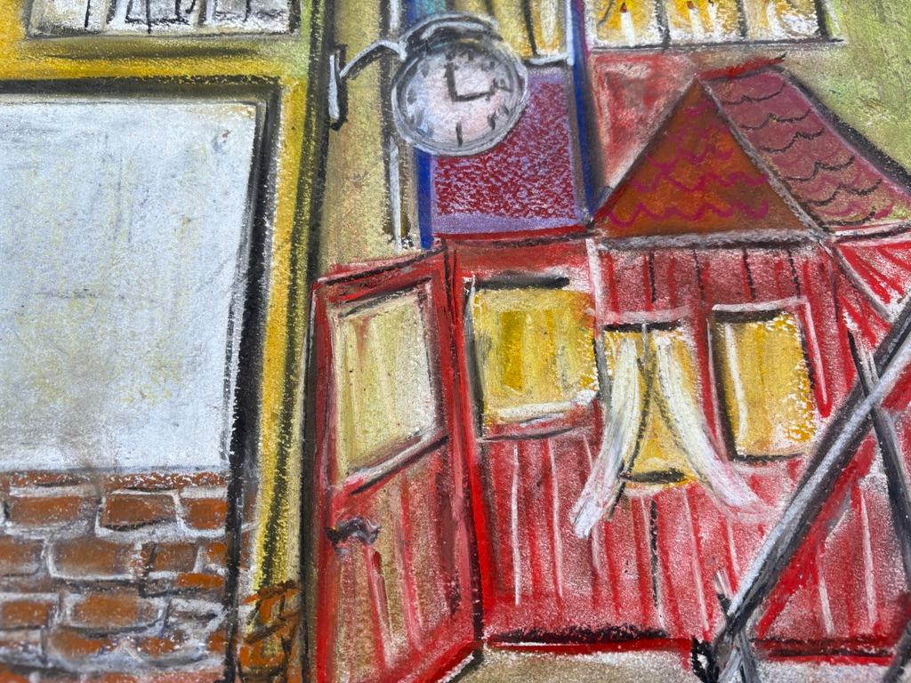 « Maisonettes » de Frida Willis - Bright City Apartments - Paysage urbain constructiviste en vente 6