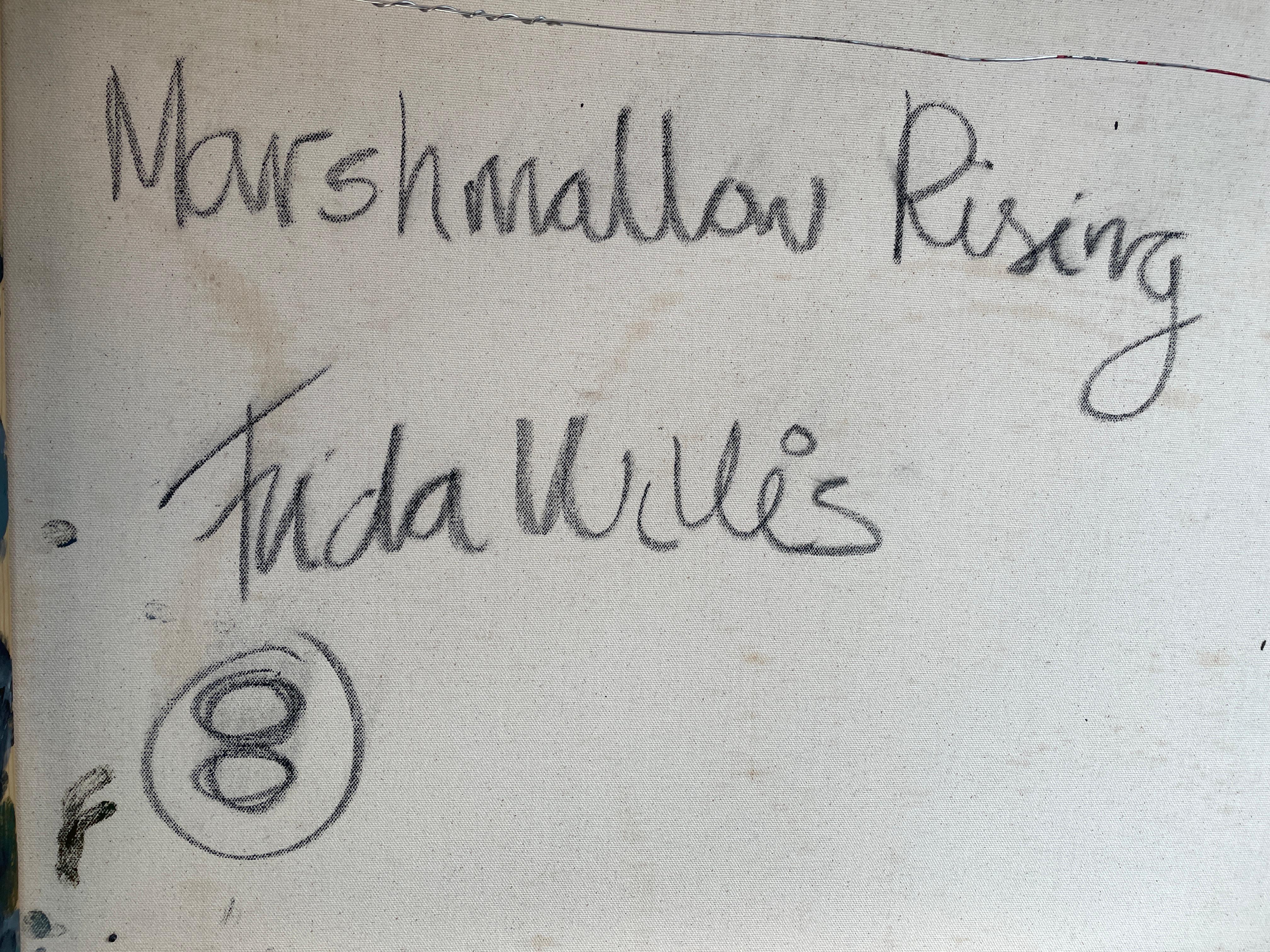 « Marshmallow Rising » de Frida Willis, expressionniste abstraite noire et blanche en vente 7