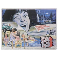 Vintage Friday The 13th, Unframed Poster, 1980