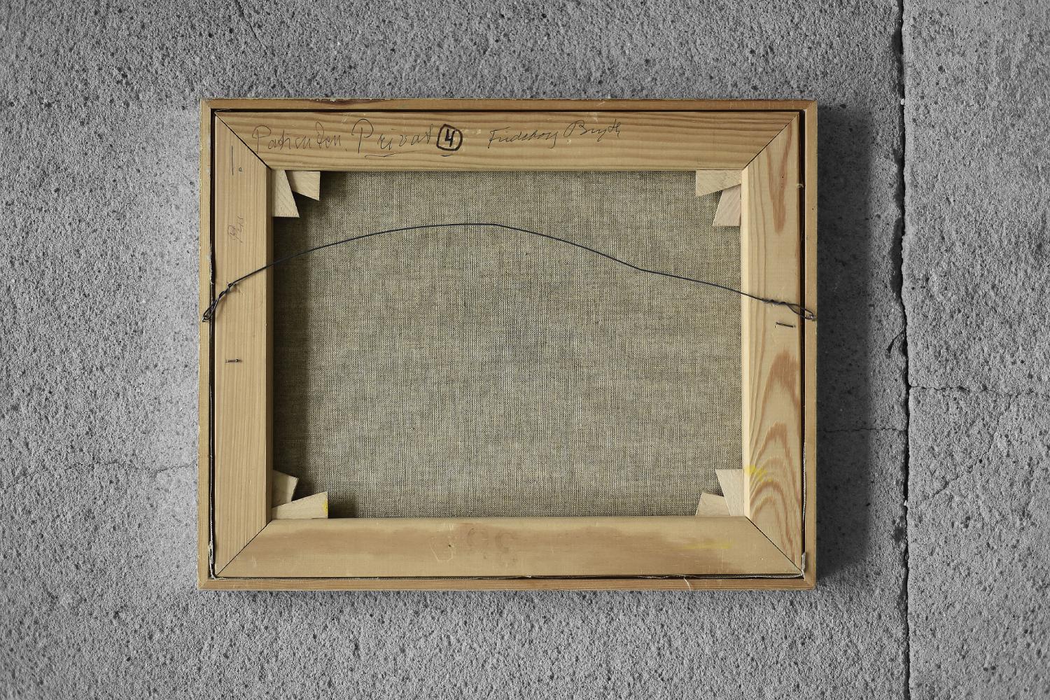 Frideborg Bryth, Patienter Privat, Öl auf Leinwand, 1950er Jahre, gerahmt (Mitte des 20. Jahrhunderts) im Angebot