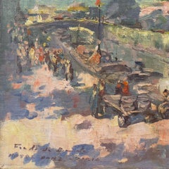 'View of Notre Dame & the Île de la Cité', Seine, Paris, Thieme Becker, Budapest