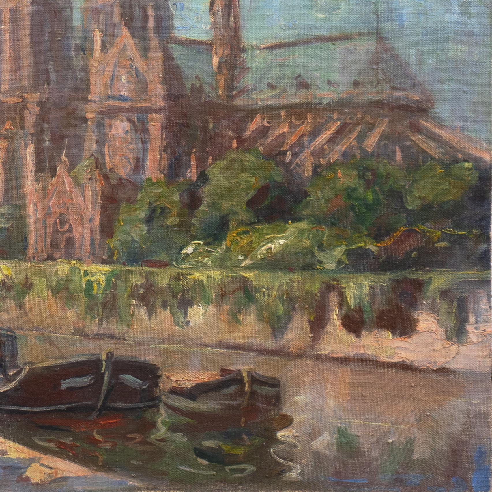 Vista de Notre Dame y la Isla de la Cité