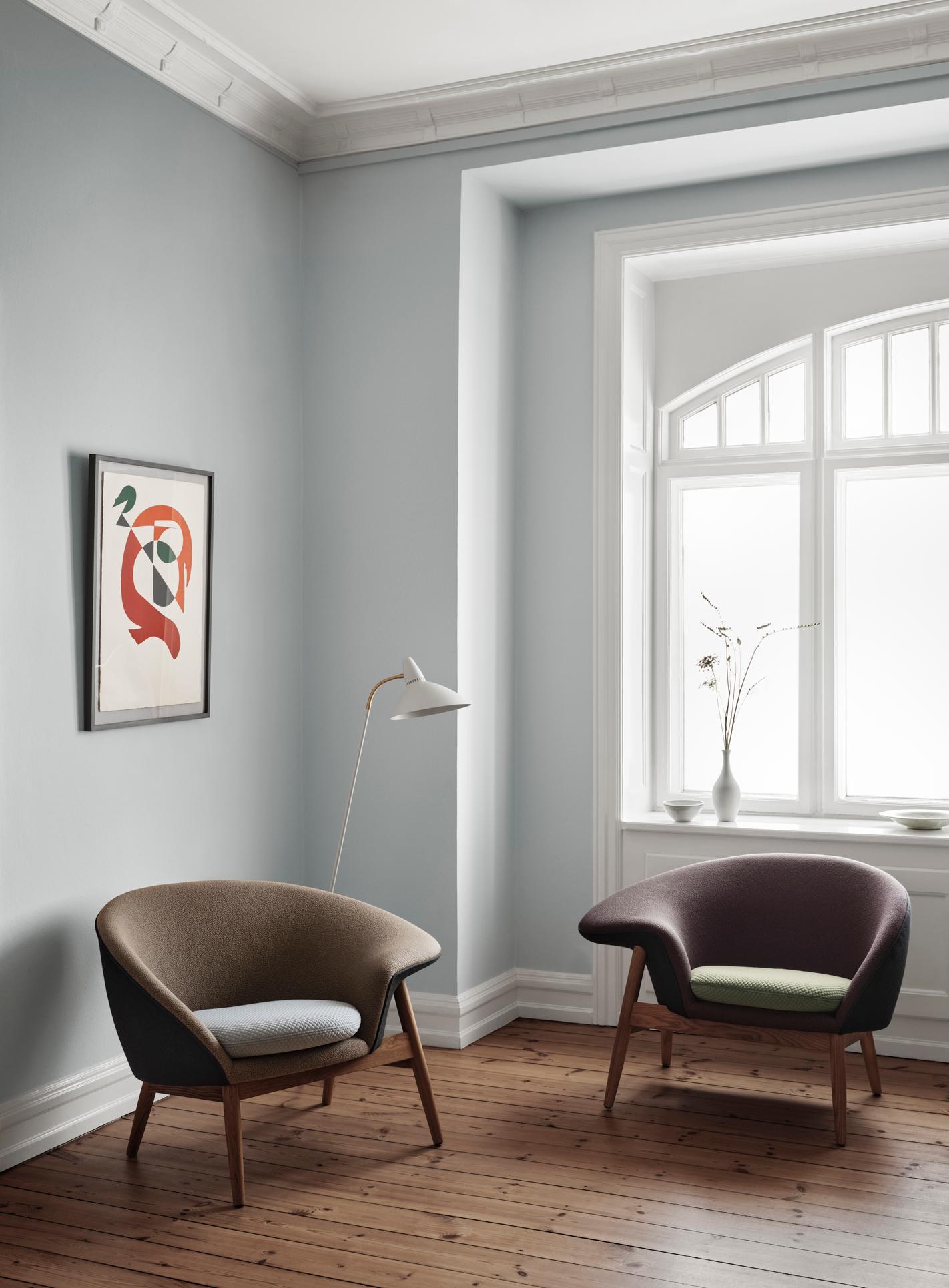 recht Loungesessel „Fisch Eiergrau“ von Warm Nordic im Angebot 5