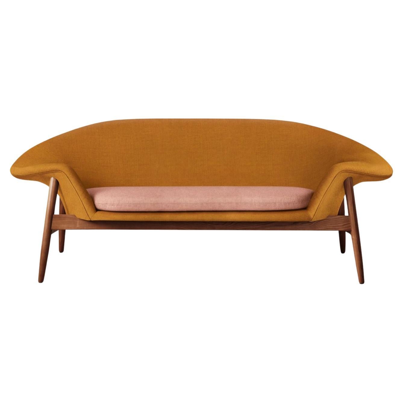 Fried Egg Sofa Dark Ochre, Pale Rose by Warm Nordic For Sale