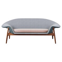 Fried Egg Sofa Hellgrün Petrol blassrosa Pfirsich von Warm Nordic