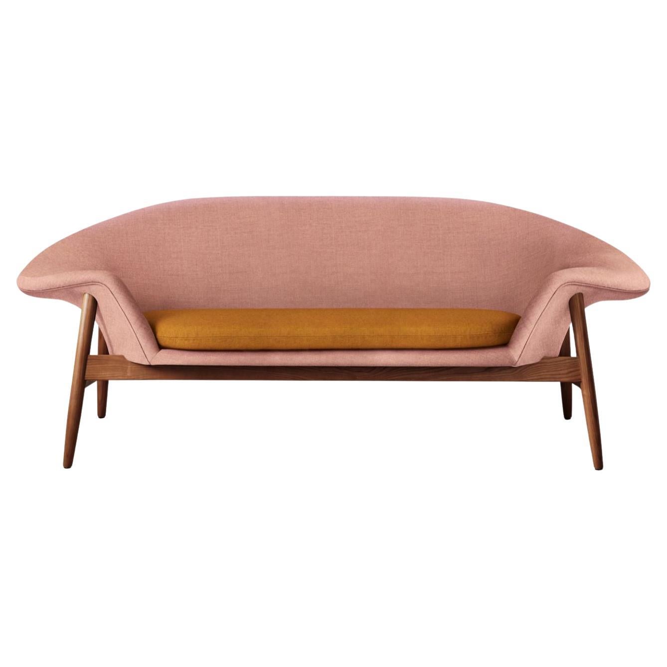 Fried Egg Sofa Pale Rose Dark Ochre Green by Warm Nordic For Sale