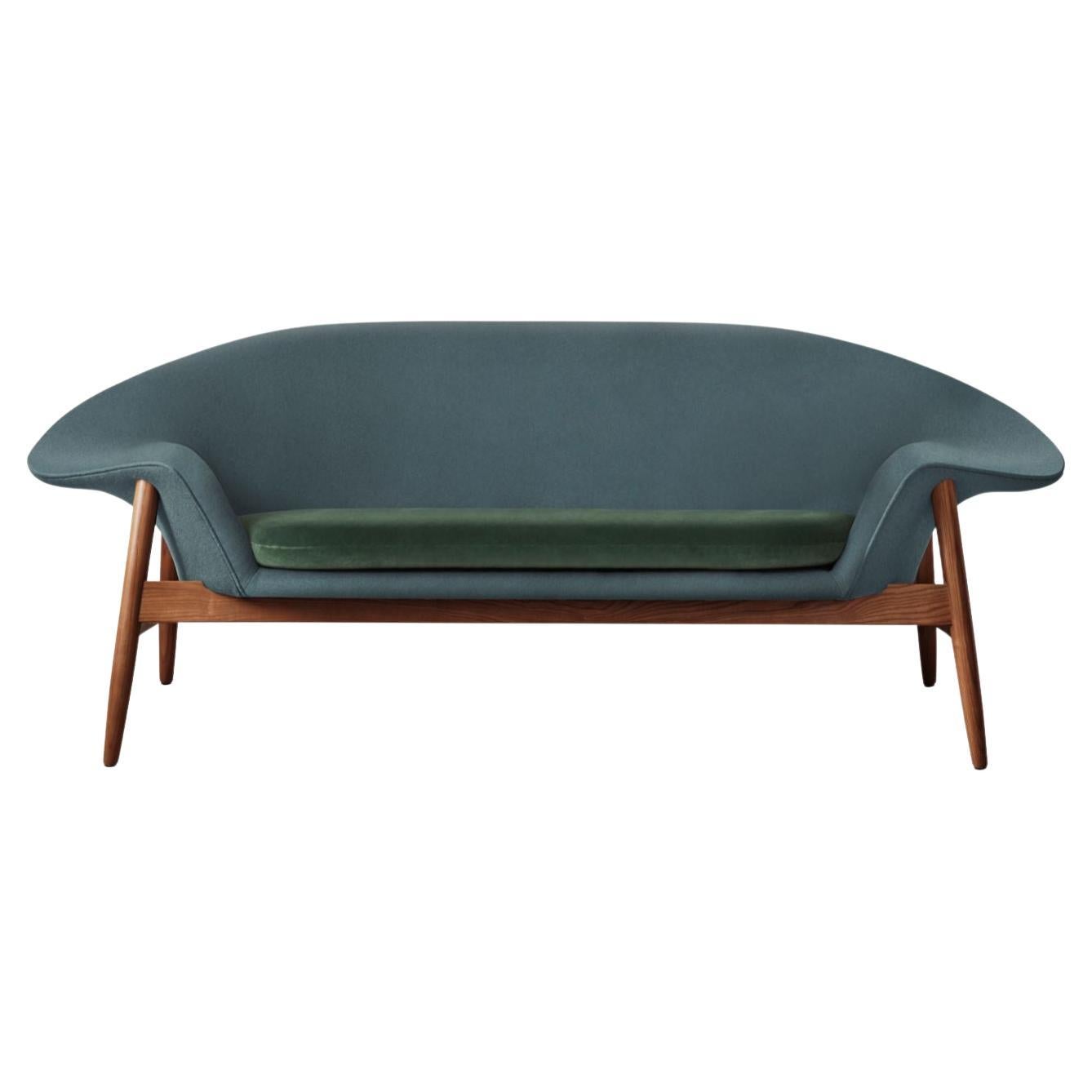 Fried Egg Sofa Petrol Forest Green by Warm Nordic