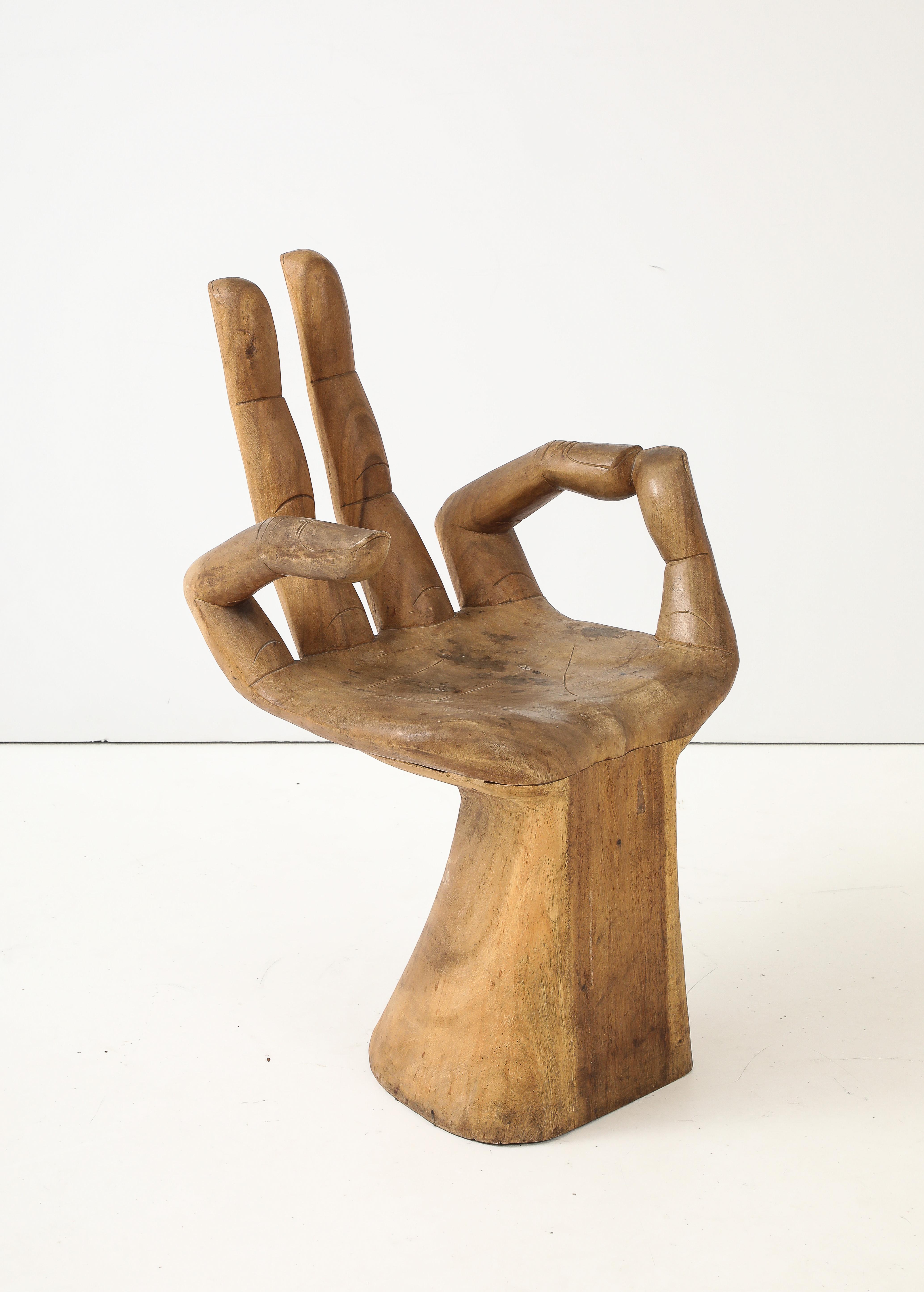 Mexican Friedberg Style Hand Chair For Sale