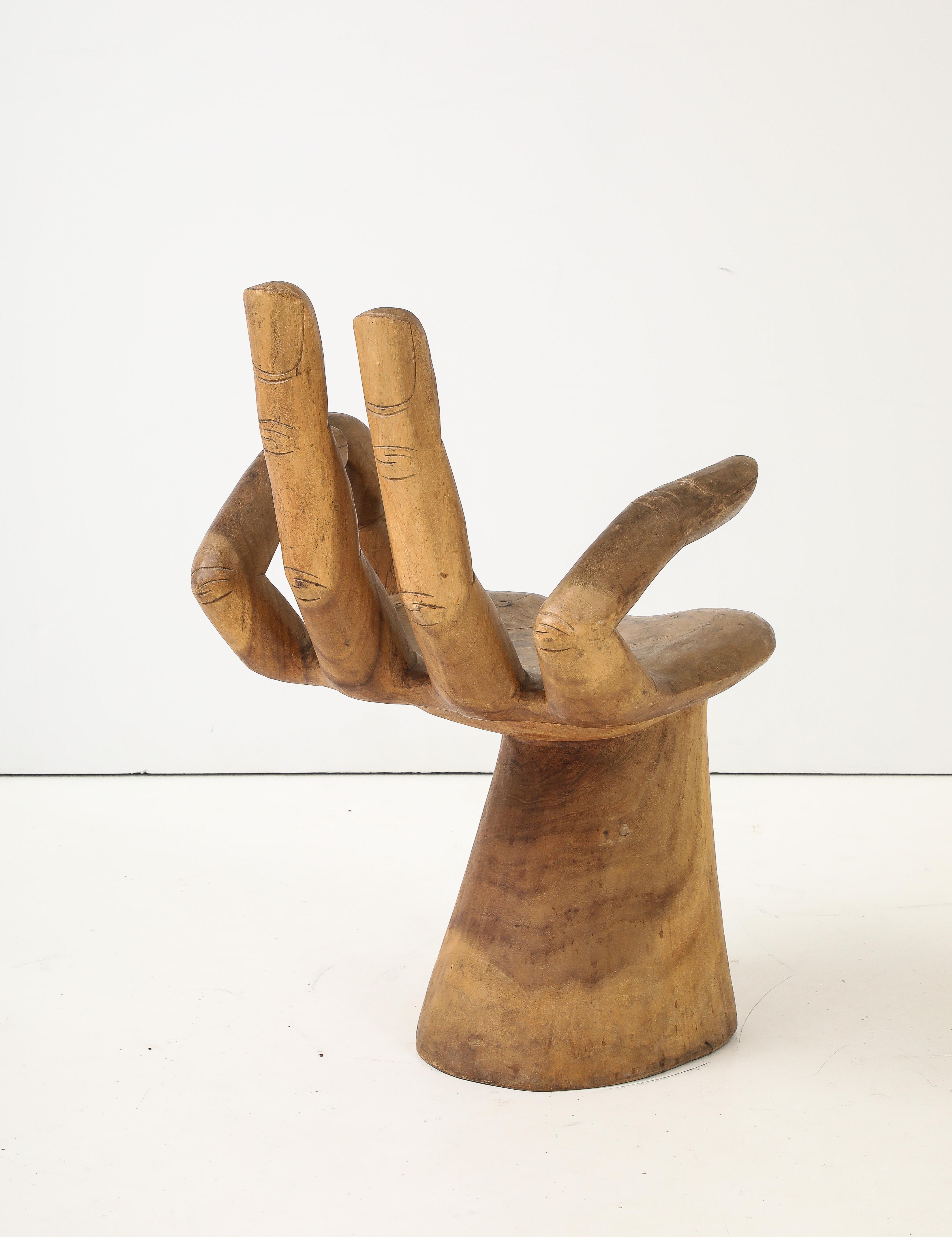 Hand-Carved Friedberg Style Hand Chair For Sale