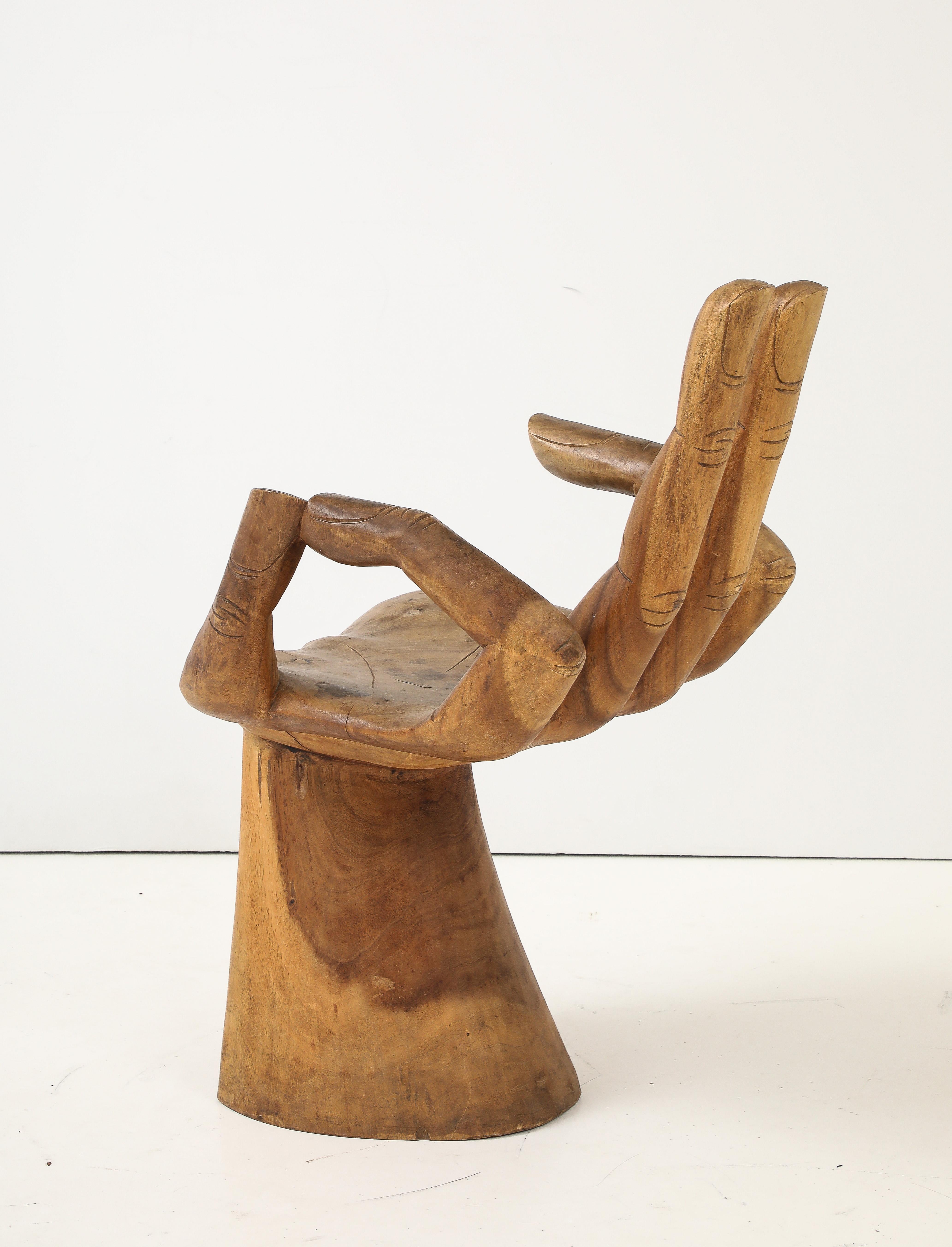 Wood Friedberg Style Hand Chair For Sale