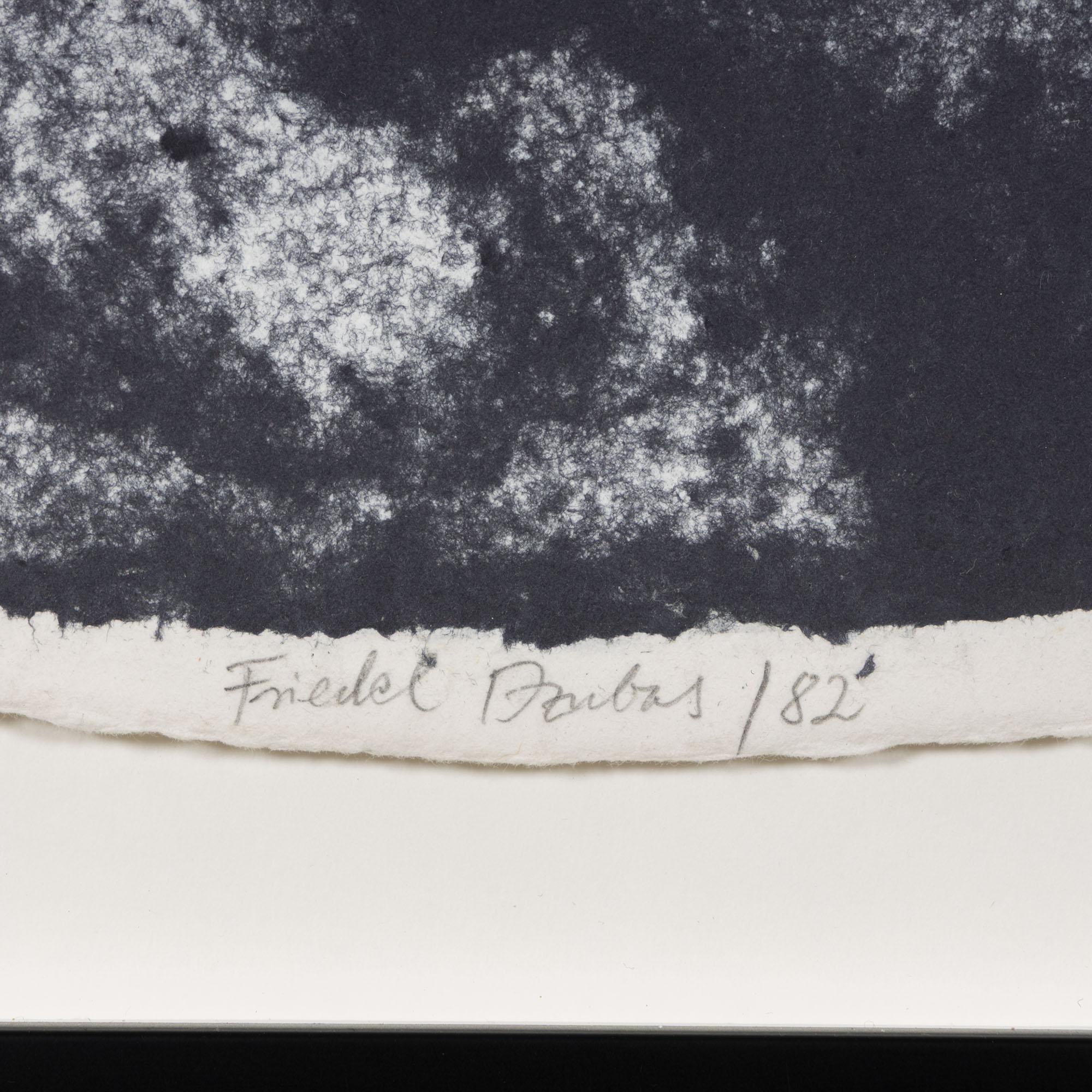 Friedel Dzubas (1915-1994) was a Berlin-born, American abstract painter and a key artist associated with both the New York School and the Color Field movement. 

Dzubas studied art in Germany before fleeing the Nazis in 1939 and settling in New York