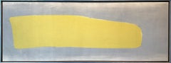 "Floating Spring #2" Friedel Dzubas, Color Field, Yellow, Abstract Painting