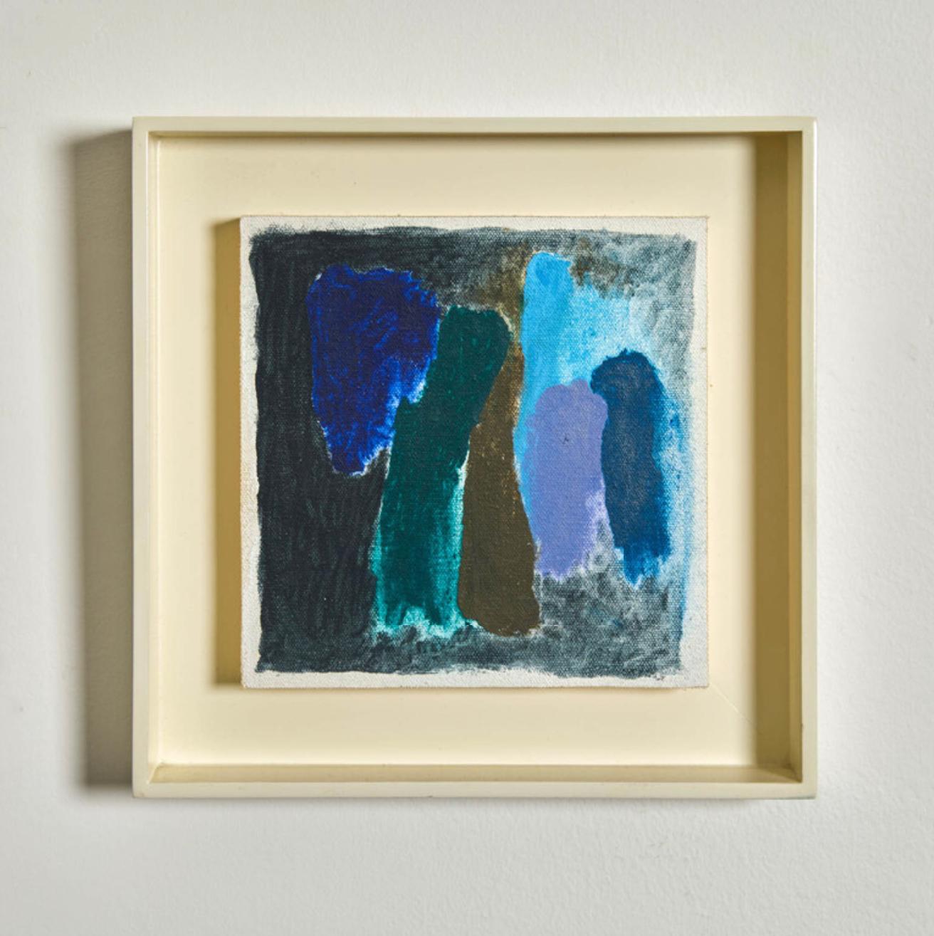 Friedel Dzubas, Merging Darkness, 1974