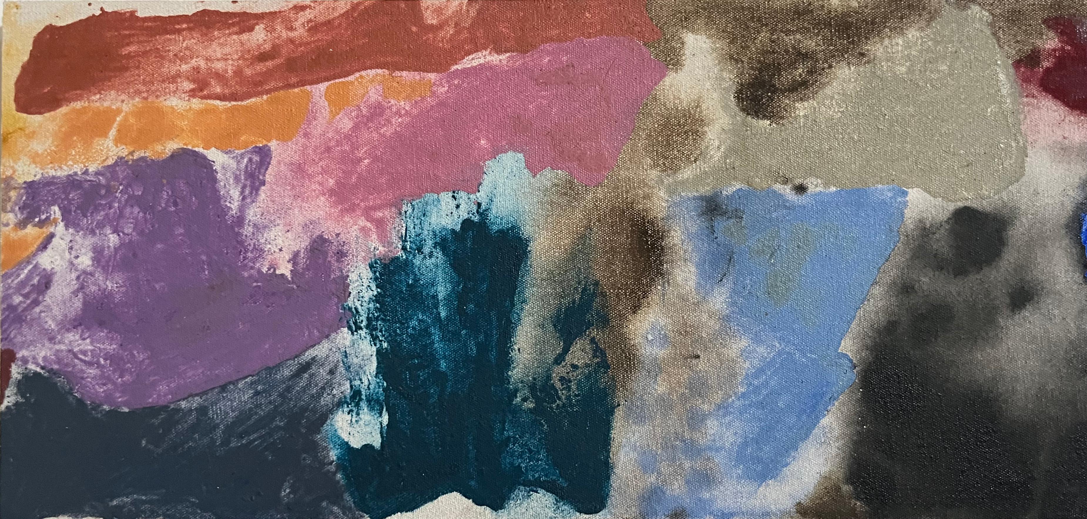 Schizzo II senza titolo - Abstract Painting Grigio di Friedel Dzubas