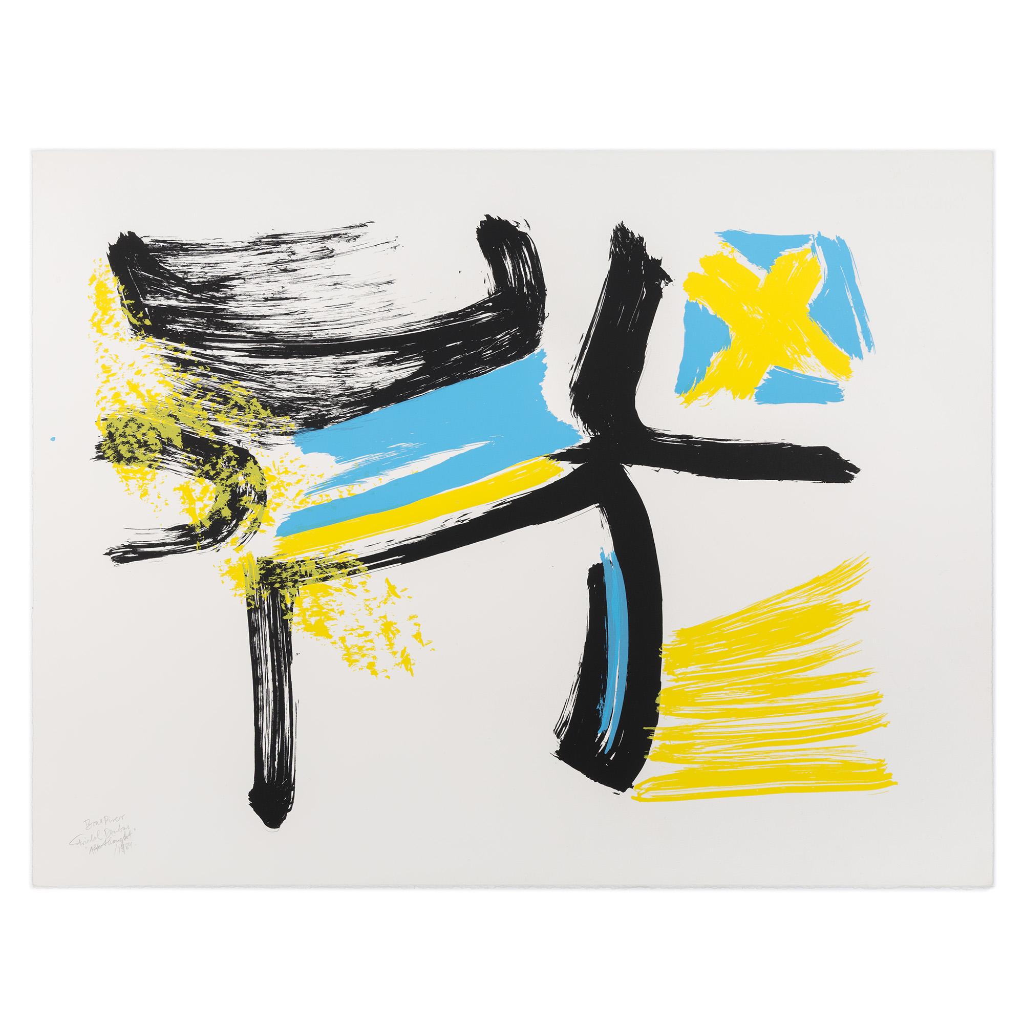 Abstract Print di Friedel Dzubas - Ripensamento