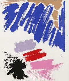 Friedel Dzubas - Night Star Abstract Expressionist silkscreen Color Field Signed