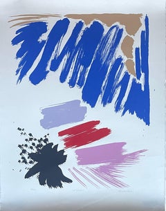 Friedel Dzubas - Nachtstern Abstrakter Expressionist Siebdruck Farbfeld Signiert