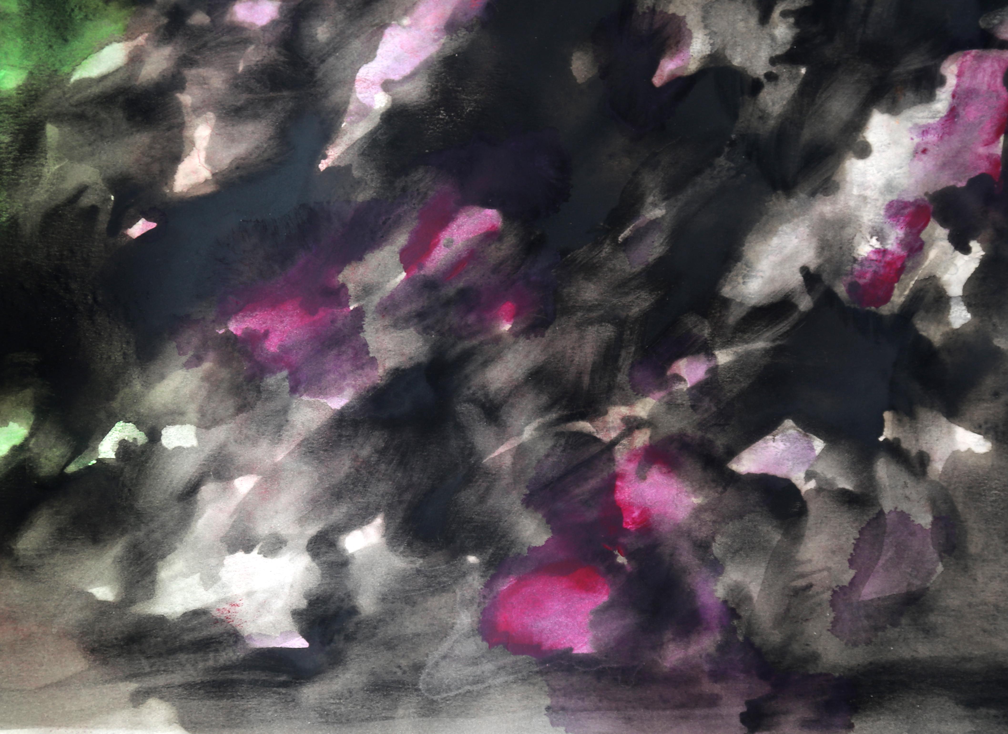 Grande monotipo astratto di Friedel Dzubas in vendita 2