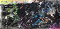 Large Abstract Monotype by Friedel Dzubas