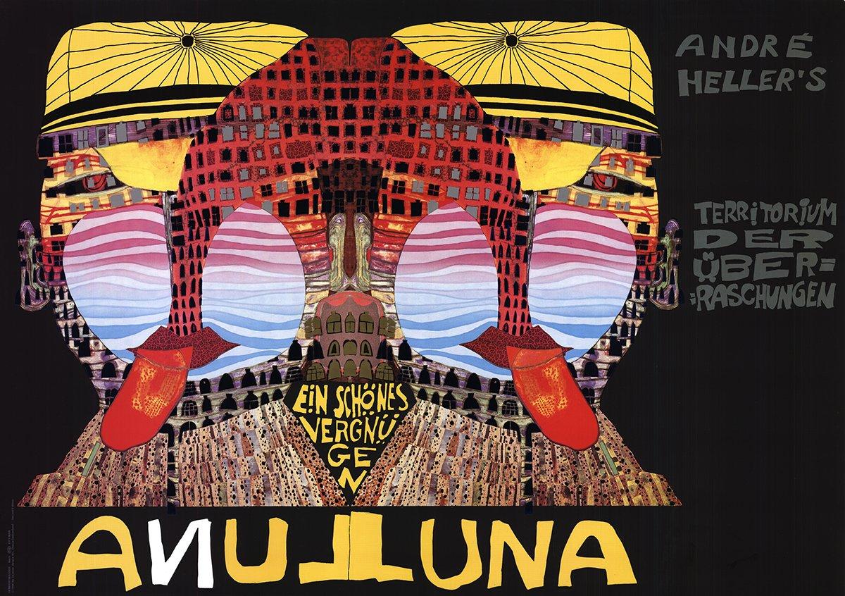 Luna Luna fue un singular parque de atracciones artístico itinerante conceptualizado por el artista austriaco André Heller en 1987. Era un recinto ferial temporal en el que había atracciones, instalaciones y pabellones diseñados por varios artistas
