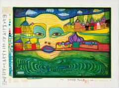 Friedensreich Hundertwasser (1928 - 2000) - Irinaland über dem Balkan - 1971
