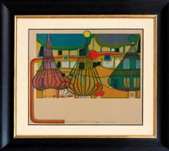 Friedensreich Hundertwasser (1928-2000) - L'Espulsione - Litografia a colori su carta velina