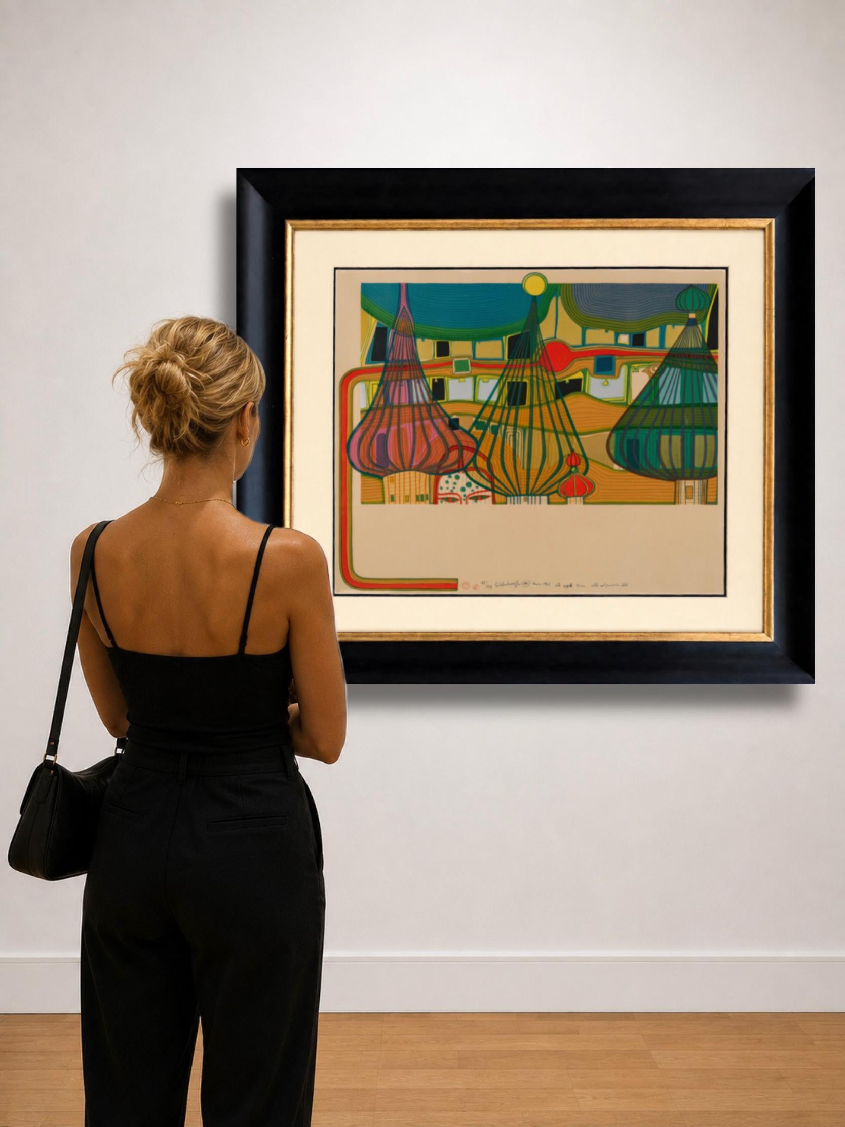What artwork did Hundertwasser create?