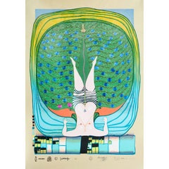 Friedensreich Hundertwasser - Hommage an Schrder-Sonnenstern - Siebdruck, 1971