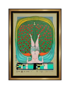 Friedensreich Hundertwasser Serigraph Signed Schroder Sonnenstern Modern Artwork