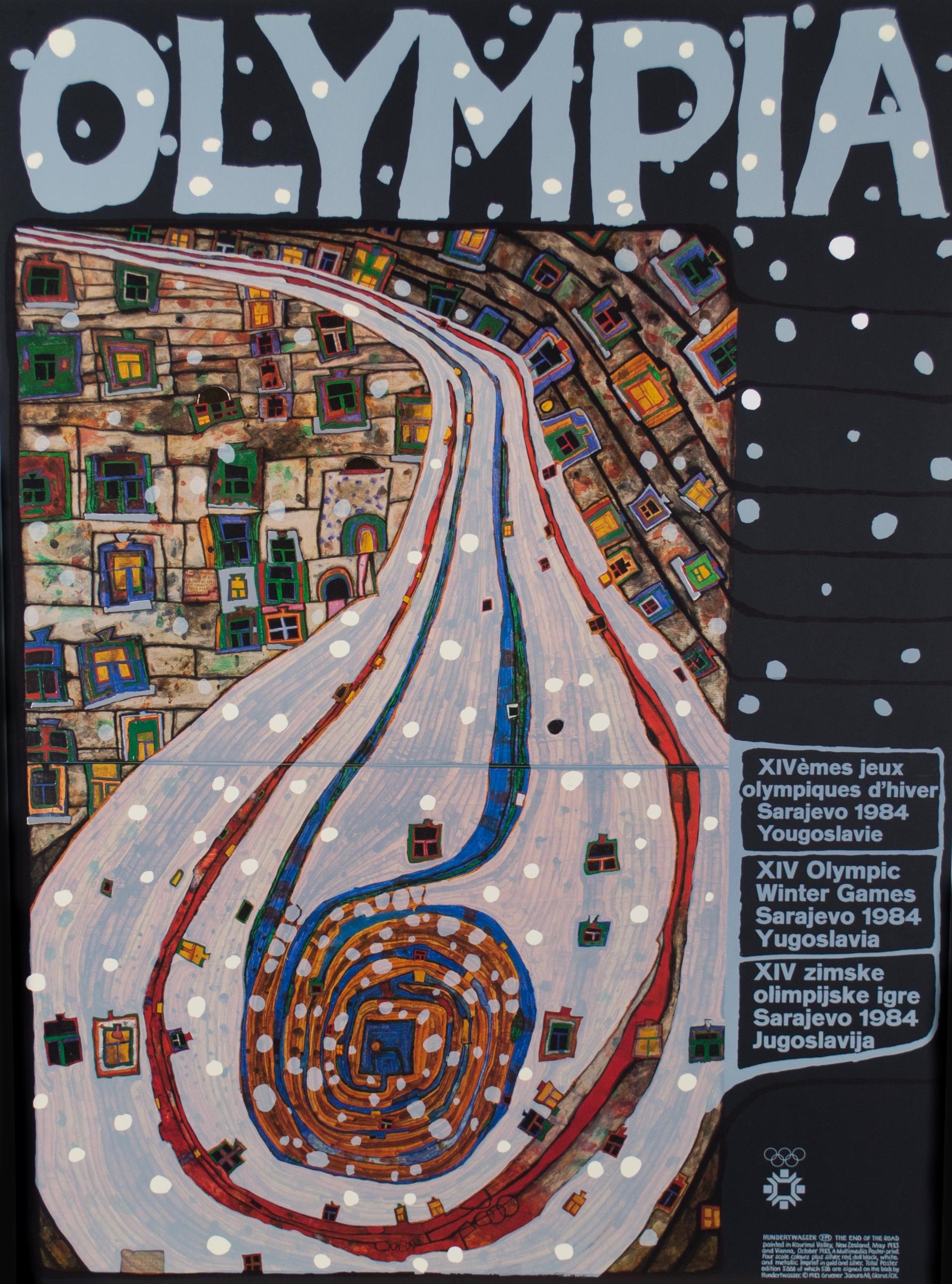 Friedensreich Hundertwasser Abstract Print - Olympia