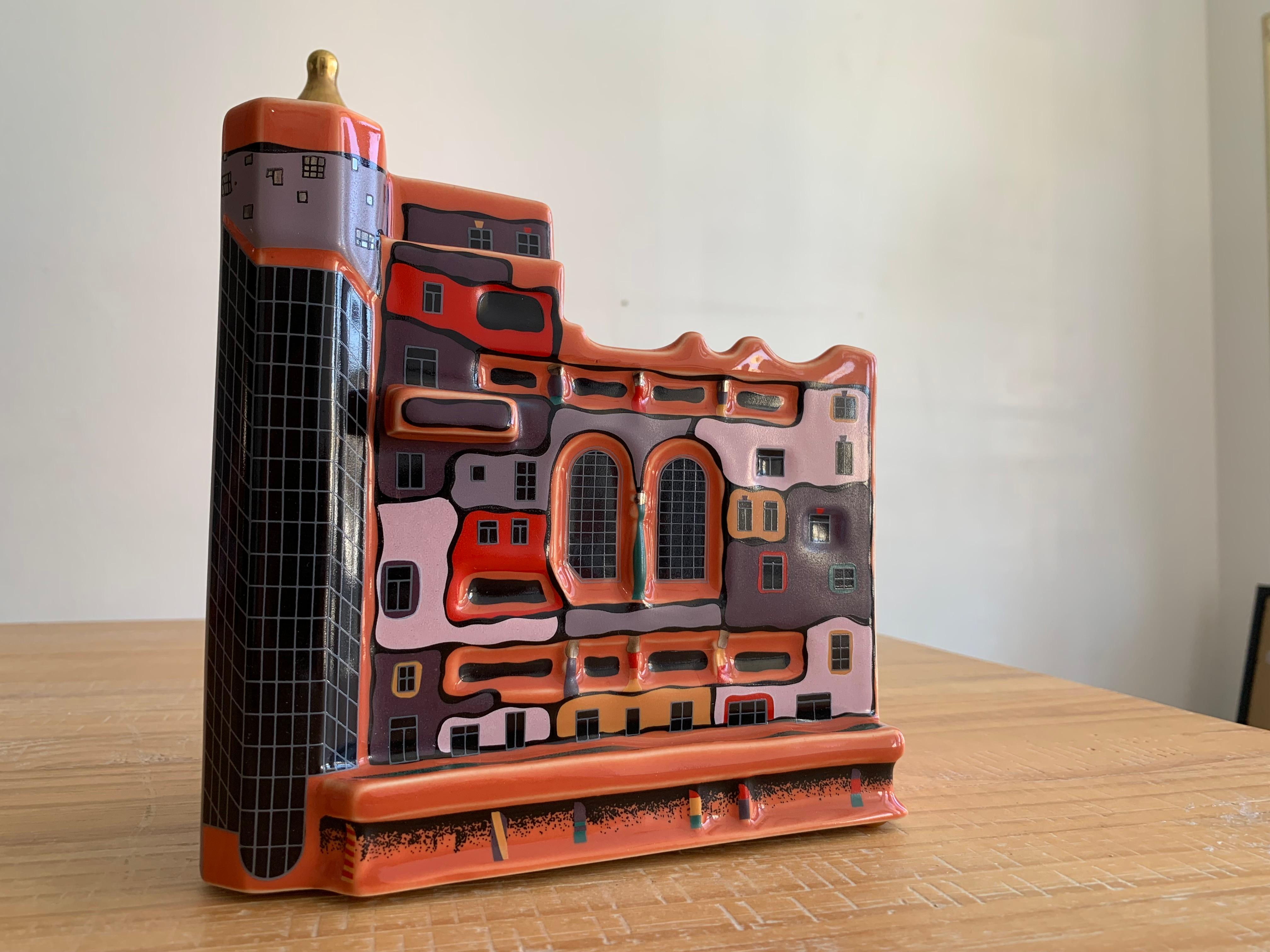 Das Hundertwasser-Haus Magdeburg, limitierte Auflage, vom Künstler signiert 6