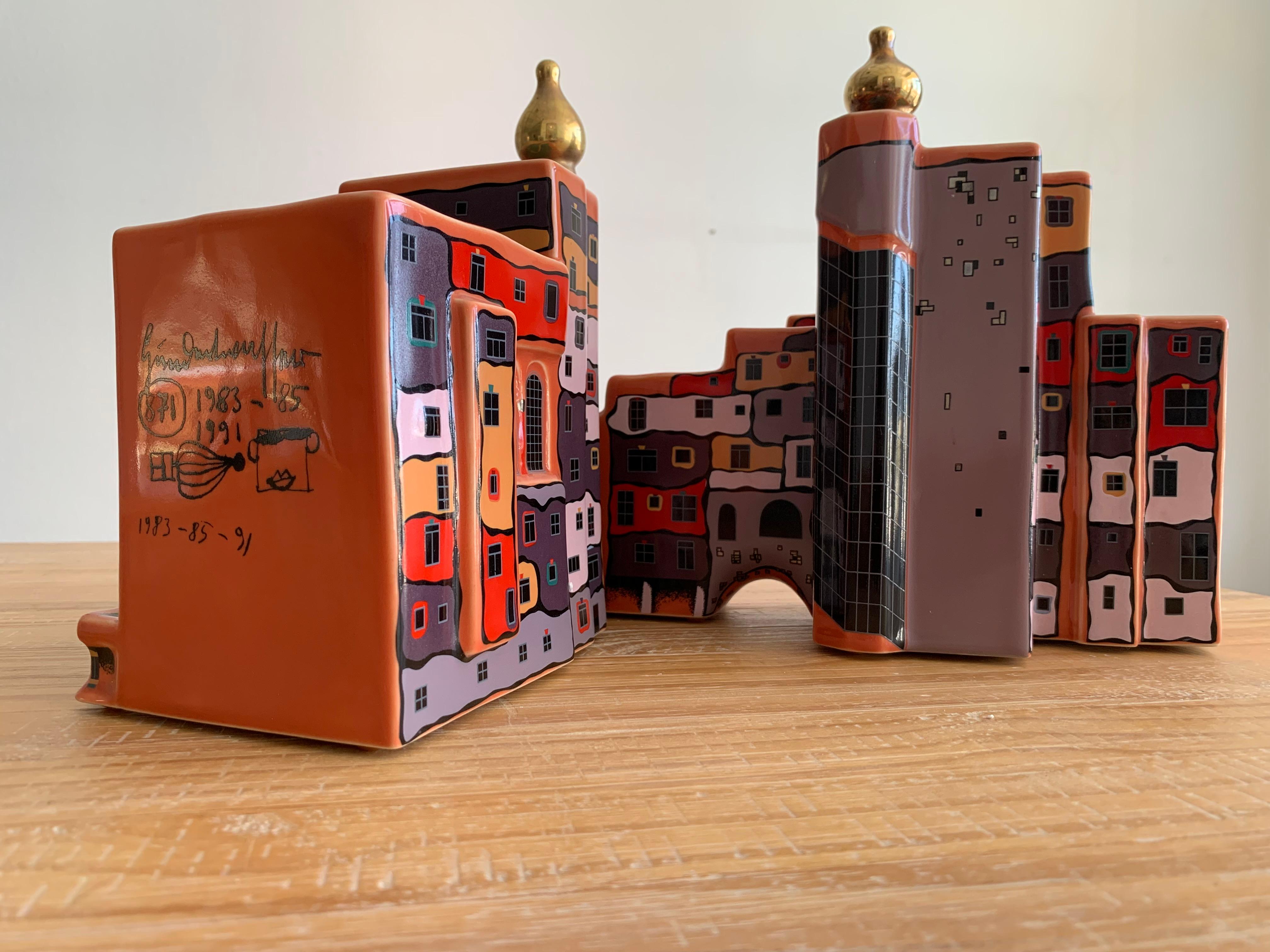 hundertwasser gemälde häuser