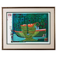 Friedensreich Hundertwasser “Columbus Regentag in India”