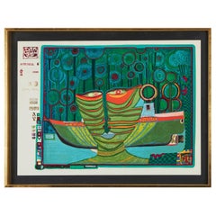 Friedensreich Hundertwasser “Columbus Regentag in India”