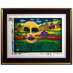 Friedensreich Hundertwasser Irinaland au-dessus des Balkans, 1971