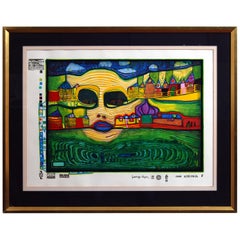 Friedensreich Hundertwasser Irinaland über dem Balkan:: 1971