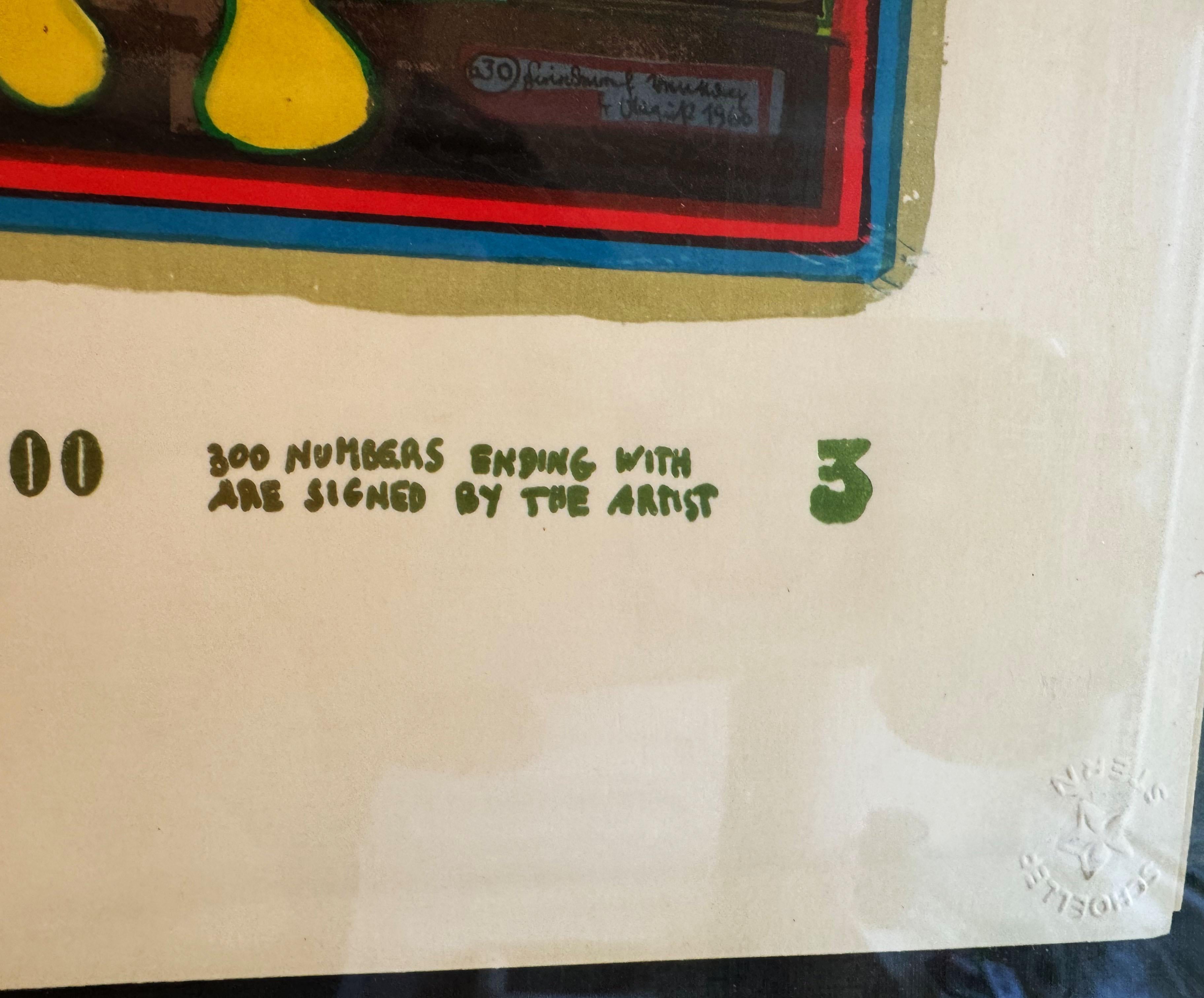 Friedensreich Hundertwasser Es hurts, mit der Liebe an einem anderen Ort zu warten (Österreichisch) im Angebot