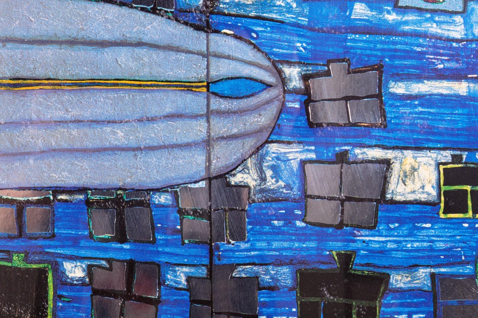Friedensreich Hundertwasser: Offset-Lithho „ Save the Whales Song of the Whales“ 4