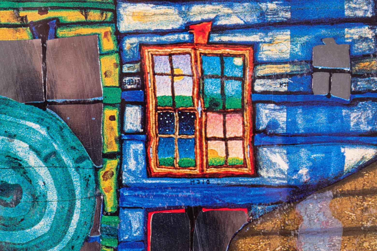 Friedensreich Hundertwasser: Offset-Lithho „ Save the Whales Song of the Whales“ 5