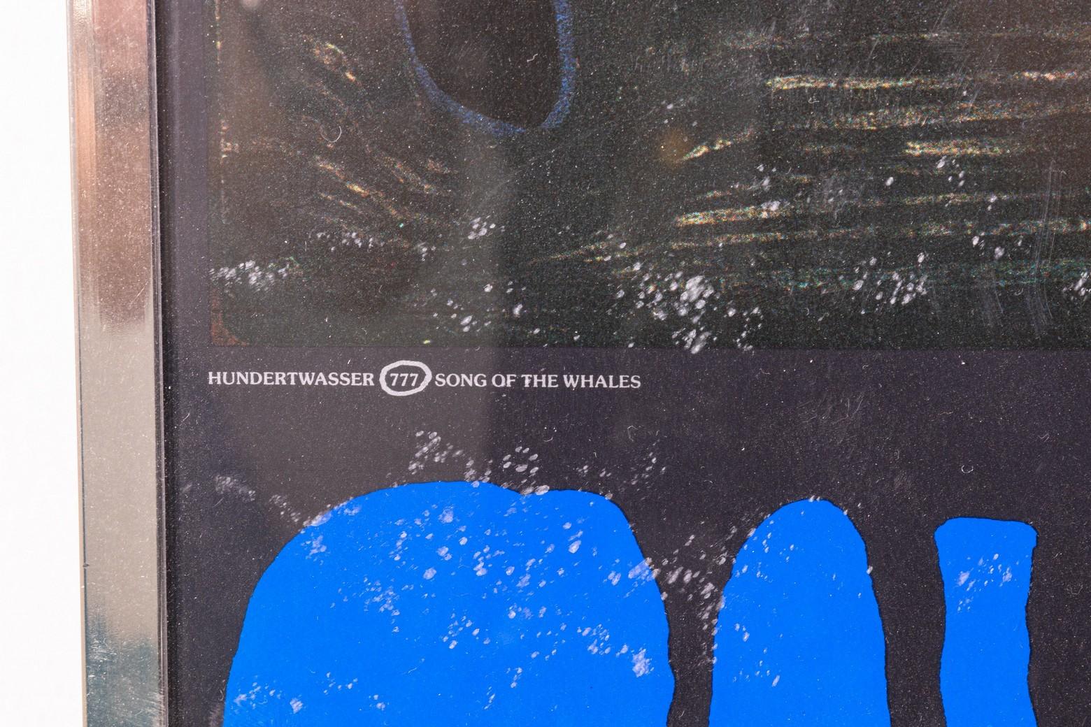 Friedensreich Hundertwasser: Offset-Lithho „ Save the Whales Song of the Whales“ 1
