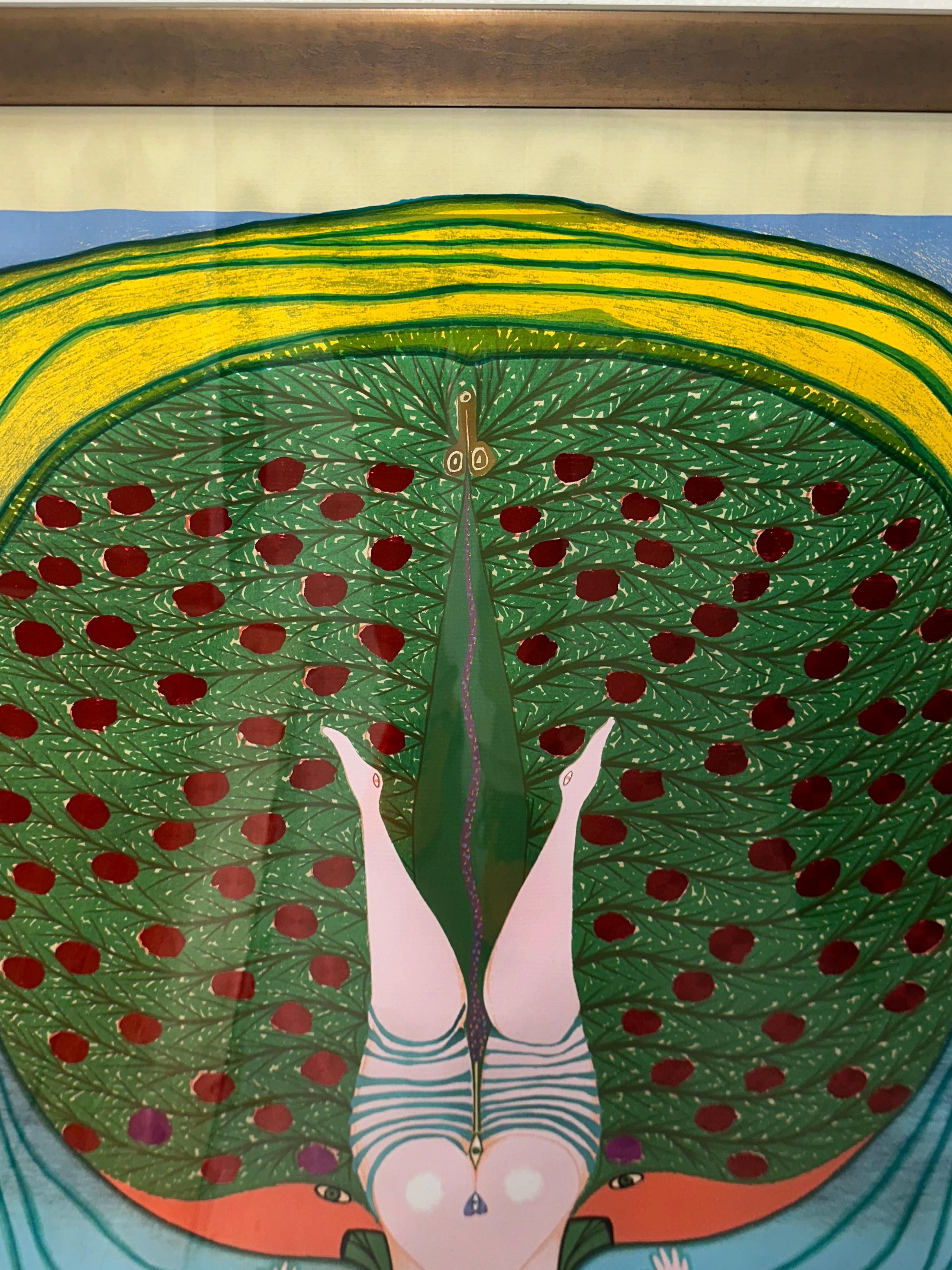 Friedensreich Hundertwasser Silkscreen Collage 1972 Homage Schroeder Sonnenstern For Sale 9