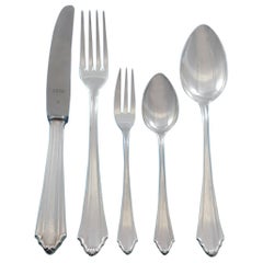 Milano Aka Baguette by Ricci 800 Silver Flatware Set Service 152 Pieces ...